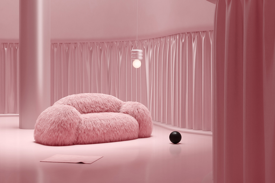 deep plush couch